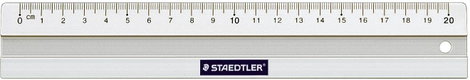 Staedtler 563 20 563 20 Vonalzó Alumínium Ezüst 20 cm