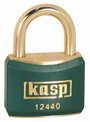 Kasp K12440GREA1 Függő lakat 40 mm Egyidőben záródó Aranysárga Kulcsos zár bélyegkép