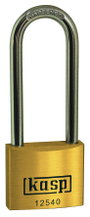 Kasp K12550L80A5 Függő lakat 50 mm Egyidőben záródó Aranysárga Kulcsos zár bélyegkép