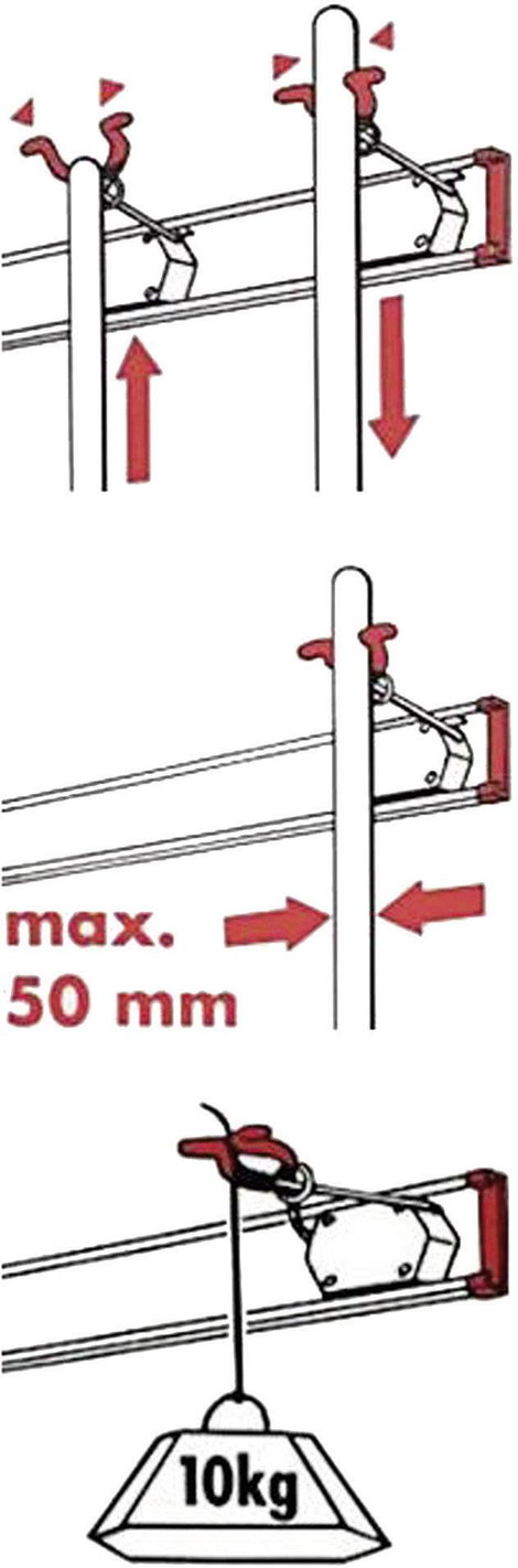 Bruns 60457 A készüléktartó szalagja 4 tartó + 2 horog 1 db 8. kép