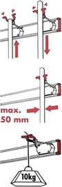 Bruns 60458 A készüléktartó csíkja 3 tartó 1 db 8. bélyegkép