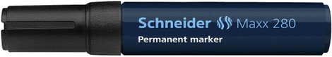 Schneider Schreibgeräte Permanentmarker Maxx 280 128001 Permanent marker Fekete Vízálló: Igen 2. kép