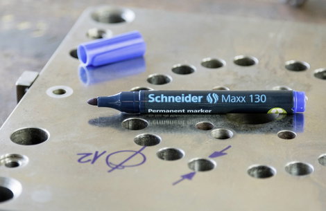 Schneider Maxx 130 113003 Permanent marker Kék Vízálló: Igen 5. kép