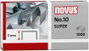 Novus 040-0003 Típus (tűzőkapocs): No. 10 Tűzőkapocs 1000 db Tűzőteljesítmény: 20 lap (80 g/m²) bélyegkép