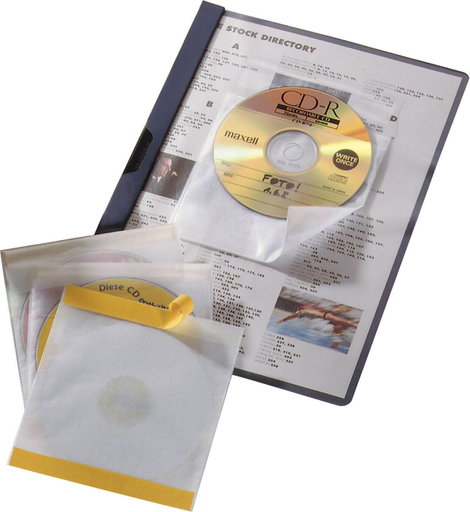 Durable CD tok 521019 1 CD/DVD/Blu-Ray Átlátszó Polipropilén 10 db 2. kép