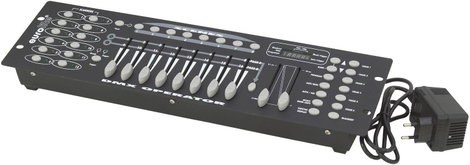 Eurolite DMX Operator 192 DMX kontroller 16 csatornás 19 collos kivitel, Zenevezérlés 2. kép