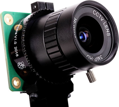 Széles látószögű kamera objektív, Raspberry Pi RPIZ CAM 6MM WW RB-CAMERAHQ-CS06 5. kép