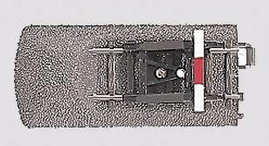 H0 Märklin C sín (ággyal) 24977 Sínvég ütközővel 77.5 mm