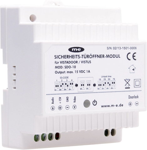 m-e modern-electronics Vistadoor, Vistus Kaputelefon Ajtónyitó modul