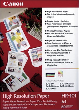 Canon High Resolution Paper HR-101N 1033A002 Fénykép papír DIN A4 106 g/m² 50 lap Matt