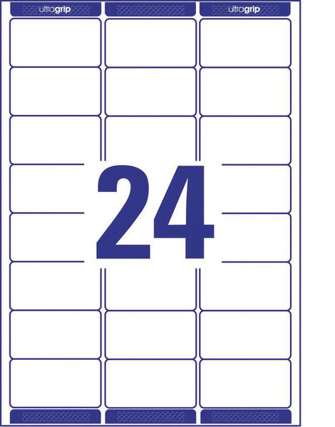 Avery-Zweckform L7159-100 Cím etikett 63.5 x 33.9 mm Papír Fehér 2400 db Véglegesen tapadó Tintasuga 4. kép