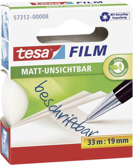 tesa Klebefilm tesafilm® invisible 57312-00008-02 tesafilm láthatatlan Átlátszó (H x Sz) 33 m x 19 m