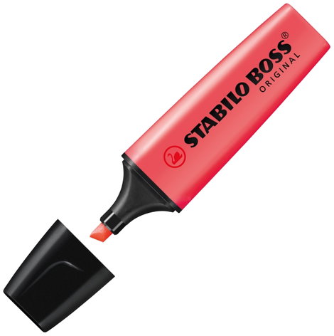 STABILO Szövegjelölő BOSS® ORIGINAL 70/40 Piros 2 mm, 5 mm 1 db 2. kép
