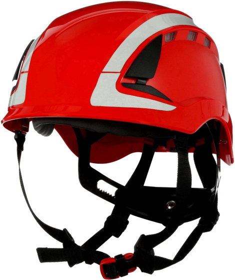 3M SecureFit X5005VE-CE Védősisak Piros 2. kép