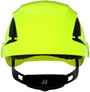 3M SecureFit X5514V-CE-4 Védősisak szellőztetve, UV érzékelővel Neonzöld bélyegkép