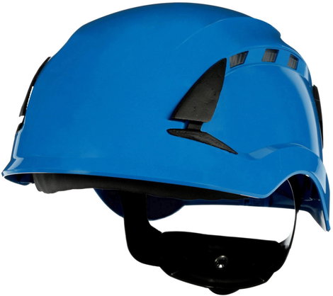 3M SecureFit X5503V-CE-4 Védősisak szellőztetve, UV érzékelővel Kék 2. kép
