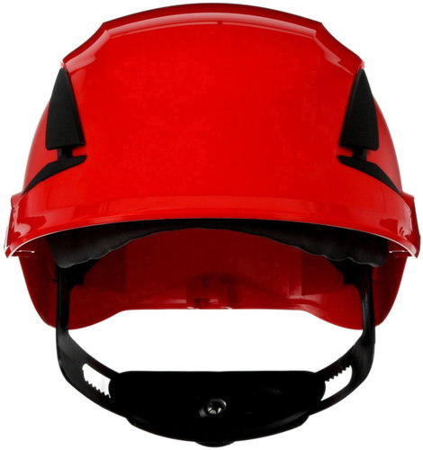 3M SecureFit X5505V-CE-4 Védősisak szellőztetve, UV érzékelővel Piros