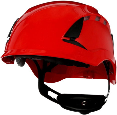 3M SecureFit X5505V-CE-4 Védősisak szellőztetve, UV érzékelővel Piros 2. kép
