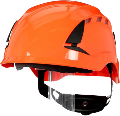 3M SecureFit X5507V-CE-4 Védősisak szellőztetve, UV érzékelővel Narancs 2. kép