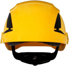 3M SecureFit X5502V-CE-4 Védősisak szellőztetve, UV érzékelővel Sárga