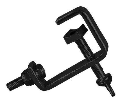 Eurolite TH-25S Haken für 25 mm Rohr schwarz Kampó Alkalmas: Állvány (H x Sz x Ma) 2.5 x 8.5 x 7.5 c 2. kép