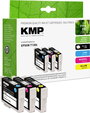 KMP Tinta helyettesíti Epson T1302, T1303, T1304 Kompatibilis Kombinált csomag Cián, Bíbor, Sárga E1 bélyegkép