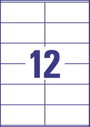 Europe 100 ELA021 105 x 48 mm Papír Fehér 1200 db Véglegesen tapadó Univerzális etikett Tinta, Lézer 2. bélyegkép