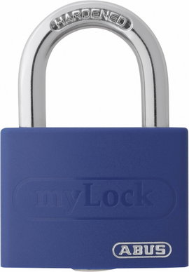 ABUS ABVS50005 Függő lakat 43 mm Kék Kulcsos zár
