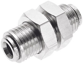 Norgren Egyenes összekötő 100290600 Külső menet: M14 x 1.5 Cső átmérő: 6 mm 1 db