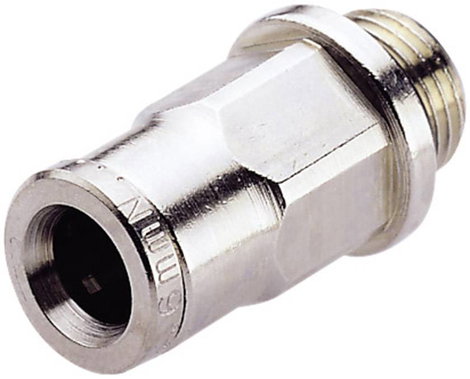 Norgren Egyenes összekötő 102250818 Külső menet: 1/8 Cső átmérő: 8 mm 1 db