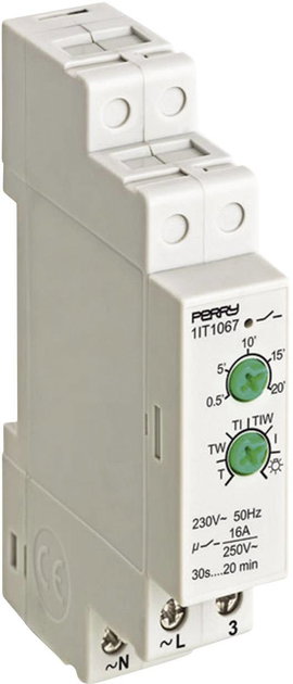 Wallair N61145 Lépcsőház világítás időkapcsoló Kalapsínes 230 V/AC