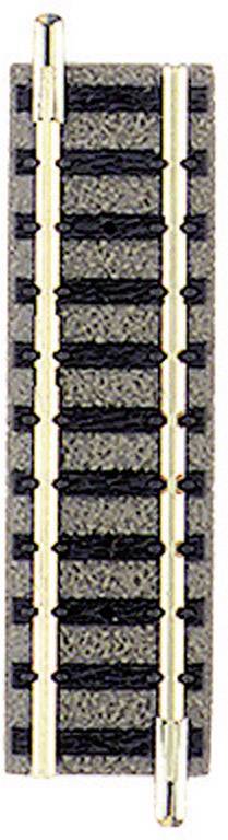 9102 N Fleischmann sín (ággyal) Egyenes sín 57.5 mm