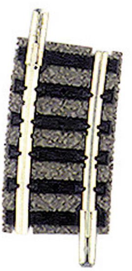 9128 N Fleischmann sín (ággyal) Hajlított sín 7.5 ° 225.6 mm