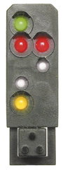Viessmann Modelltechnik 4013 H0 Fényjel Kijárati jelzés Kész modell DB 2. bélyegkép