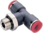 Norgren T összekötő C02671038 Külső menet: 3/8 Cső átmérő: 10 mm 1 db bélyegkép