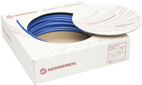Norgren Sűrített levegő tömlő PU-0512025C Poliuretán Kék Belső Ø: 8 mm 9 bar méteráru