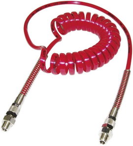 Norgren Spiráltömlő PU311000428 Piros Belső Ø: 6.5 mm 9 bar 1 db