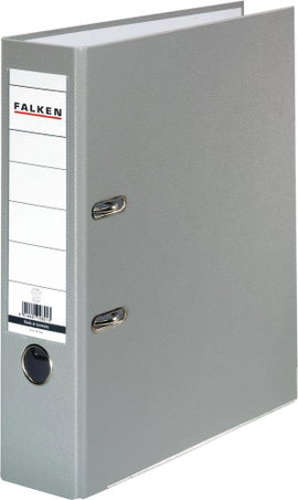 Falken Iratrendezők PP-Color DIN A4 Hátlap szélesség: 80 mm Szürke 2 kengyel 9984022