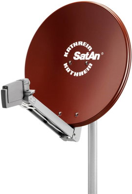 Kathrein CAS 80 SAT antenna 75 cm Reflektor anyaga: Alumínium Piros, Barna