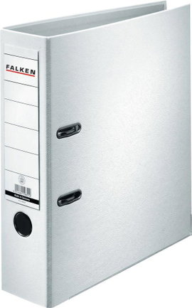 Falken Iratrendezők PP-Color DIN A4 Hátlap szélesség: 80 mm Fehér 2 kengyel 9984030