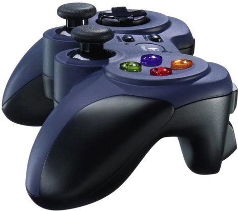 Logitech Gaming F310 Controller Játékkonzol PC Kék 3. kép