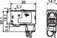 Metz Connect 130B12-E RJ45 beépíthető modul E-Dat CAT 6A 3. kép