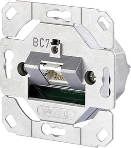Metz Connect 130C371200-I Hálózati csatlakozódoboz Süllyeszett CAT 6A 1 port Fémes