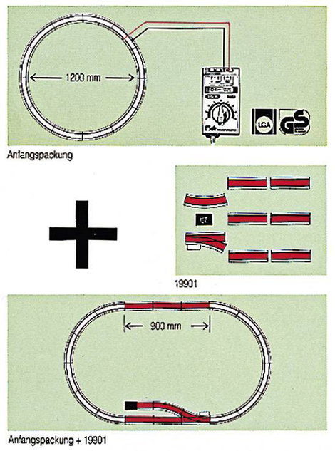 19901 G LGB sín Kiegészítő csomagolás 1 készlet 4. kép