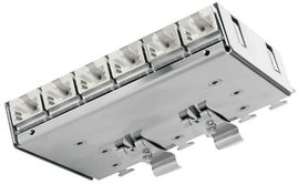 Telegärtner J02021A0055 6 port Hálózati patchpanel CAT 6A 3 ME