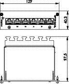 Telegärtner J02021A0054 6 port Hálózati patchpanel CAT 6A 3 ME 2. kép