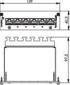 Telegärtner J02021A0054 6 port Hálózati patchpanel CAT 6A 3 ME 3. kép
