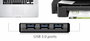 Transcend TS-HUB3K 4 port USB 3.2 hub Fekete 3. bélyegkép