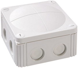 Wiska 10060531 Leágaztató doboz (H x Sz x Ma) 110 x 110 x 66 mm Élénk szürke (RAL 7035) IP66/IP67 1 