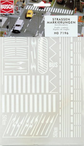 Busch 7197 N, TT Útburkolati jelek